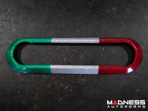 Alfa Romeo Stelvio Air Conditioning Dash Bezel - Carbon Fiber - Pre '20 - Italian Theme - Feroce Carbon